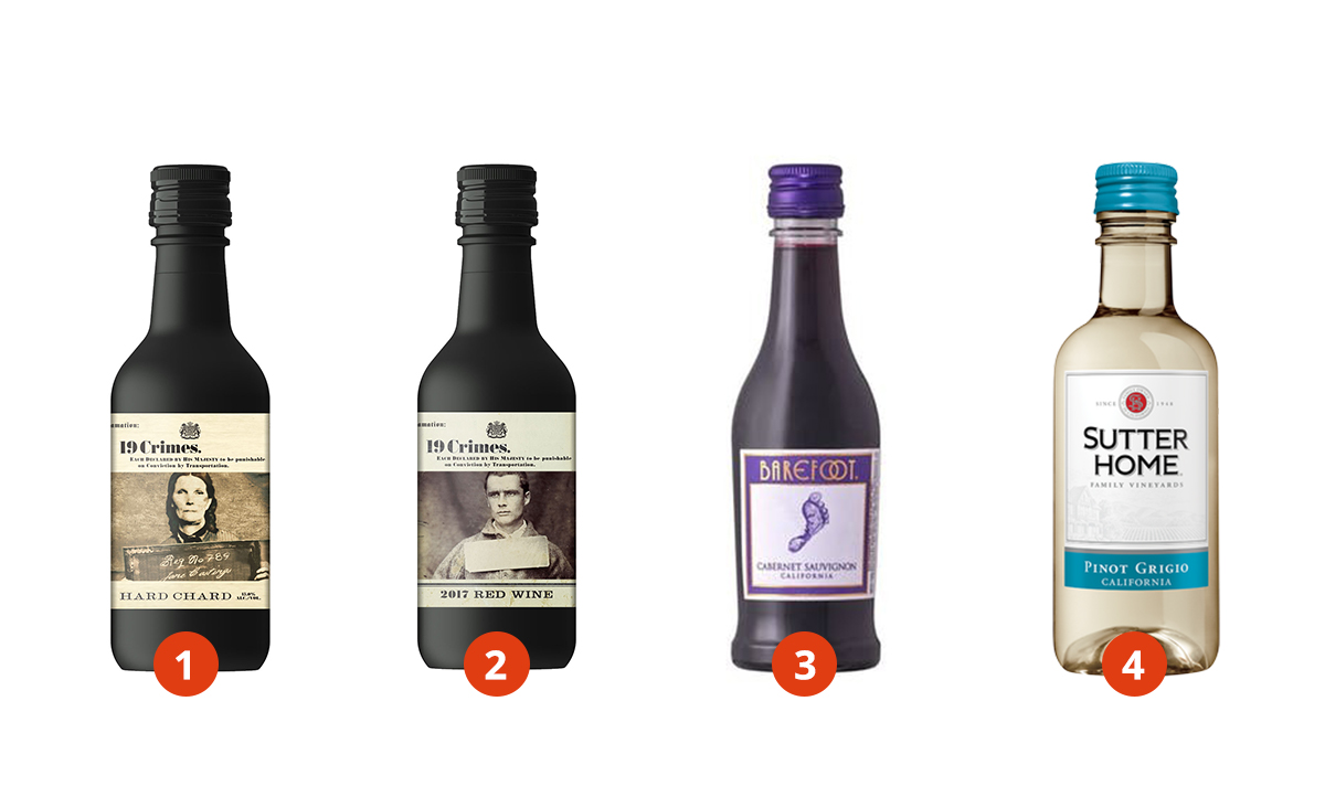 Single serve wines in your market.